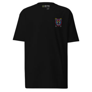 Embroidered Neon Bear Tshirt